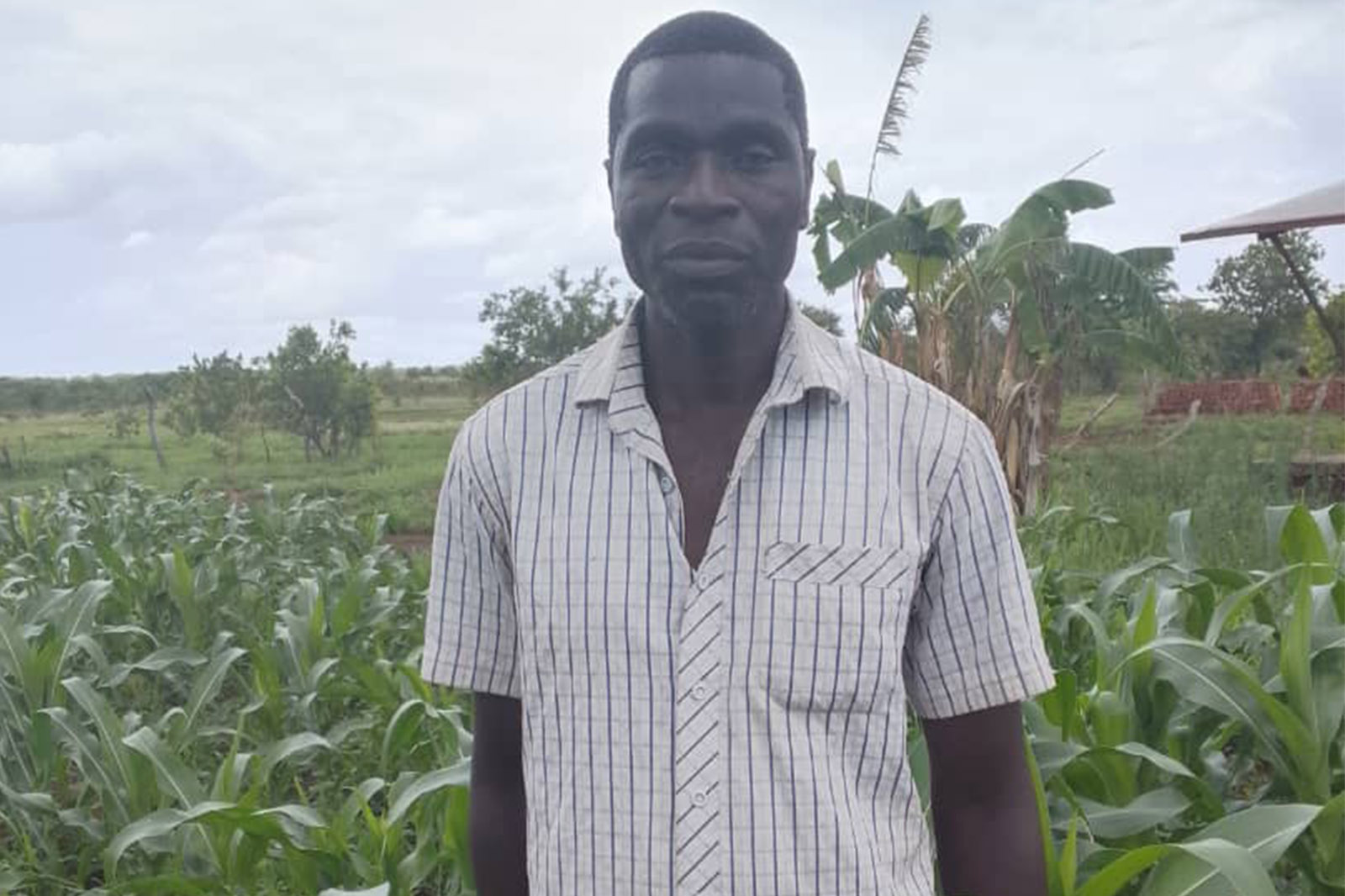 Mr Samson, Mati's farmer partner in Zambia